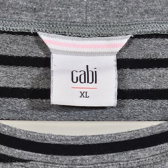 Cabi Pivot Women's Gray Striped Top. Size XL - Picture 4 of 10